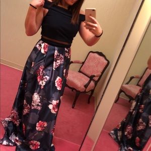 Off the shoulder floral dress